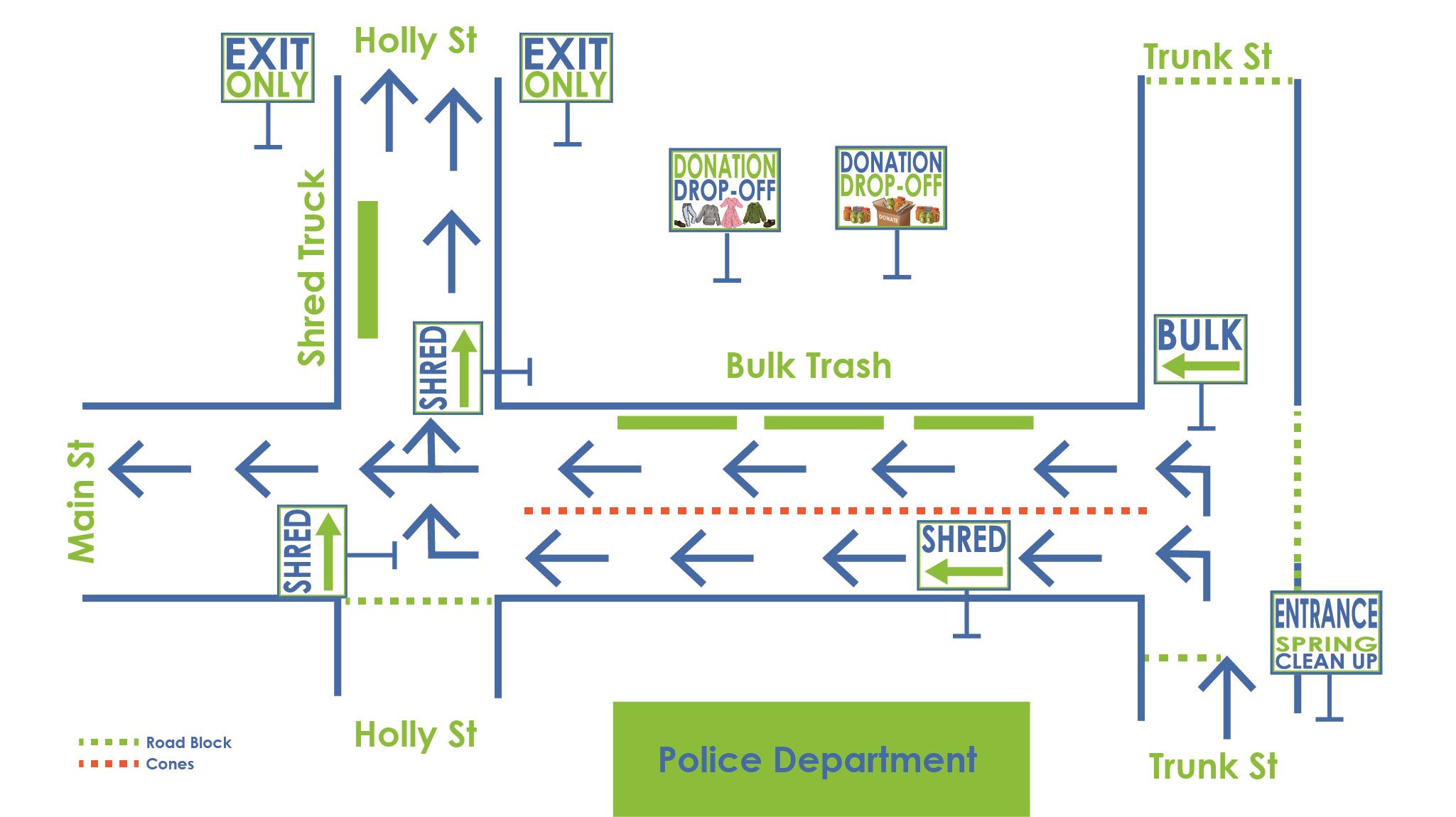 Spring Clean Up Map 2024
