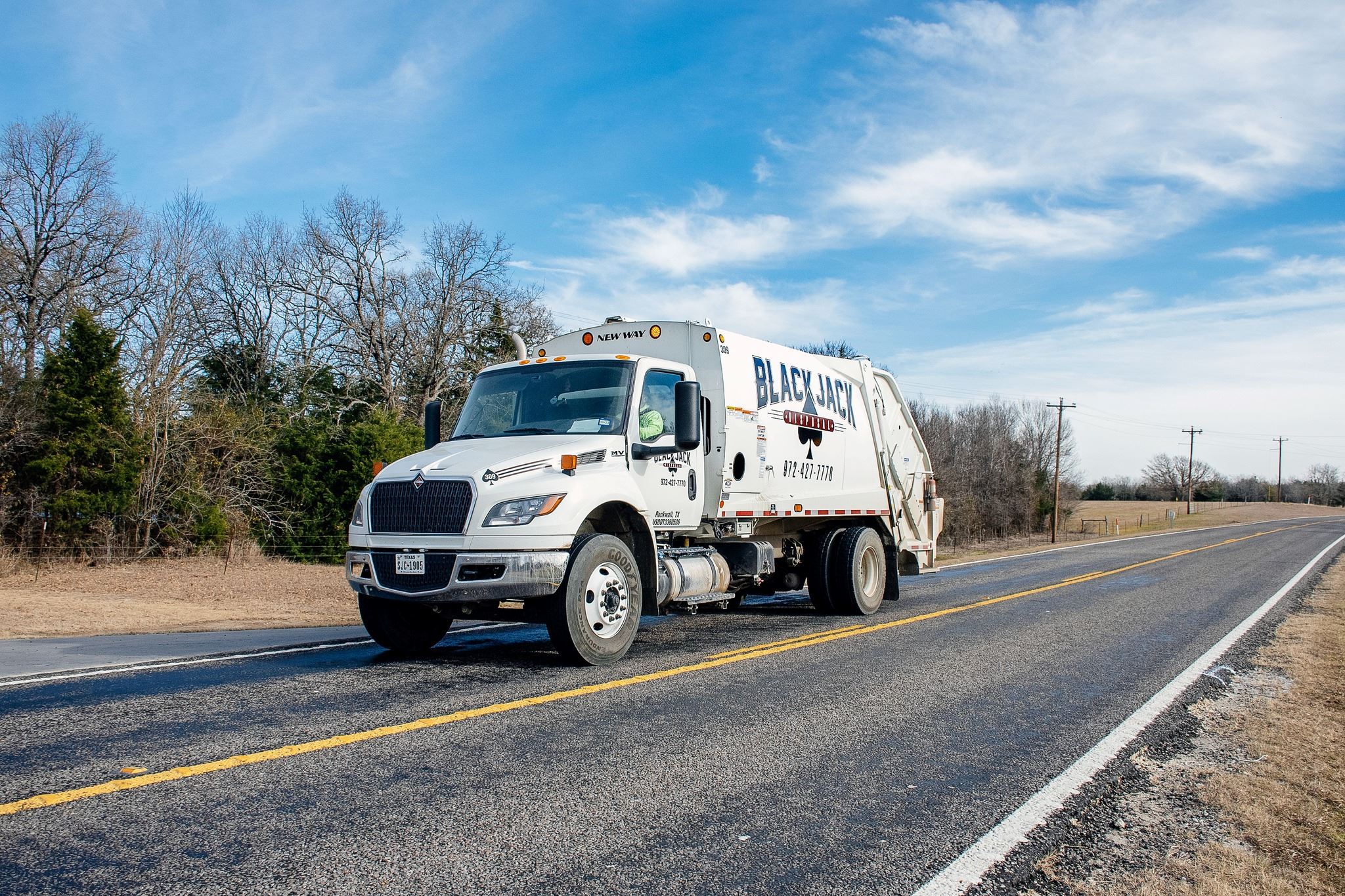 Blackjack Truck on Highway