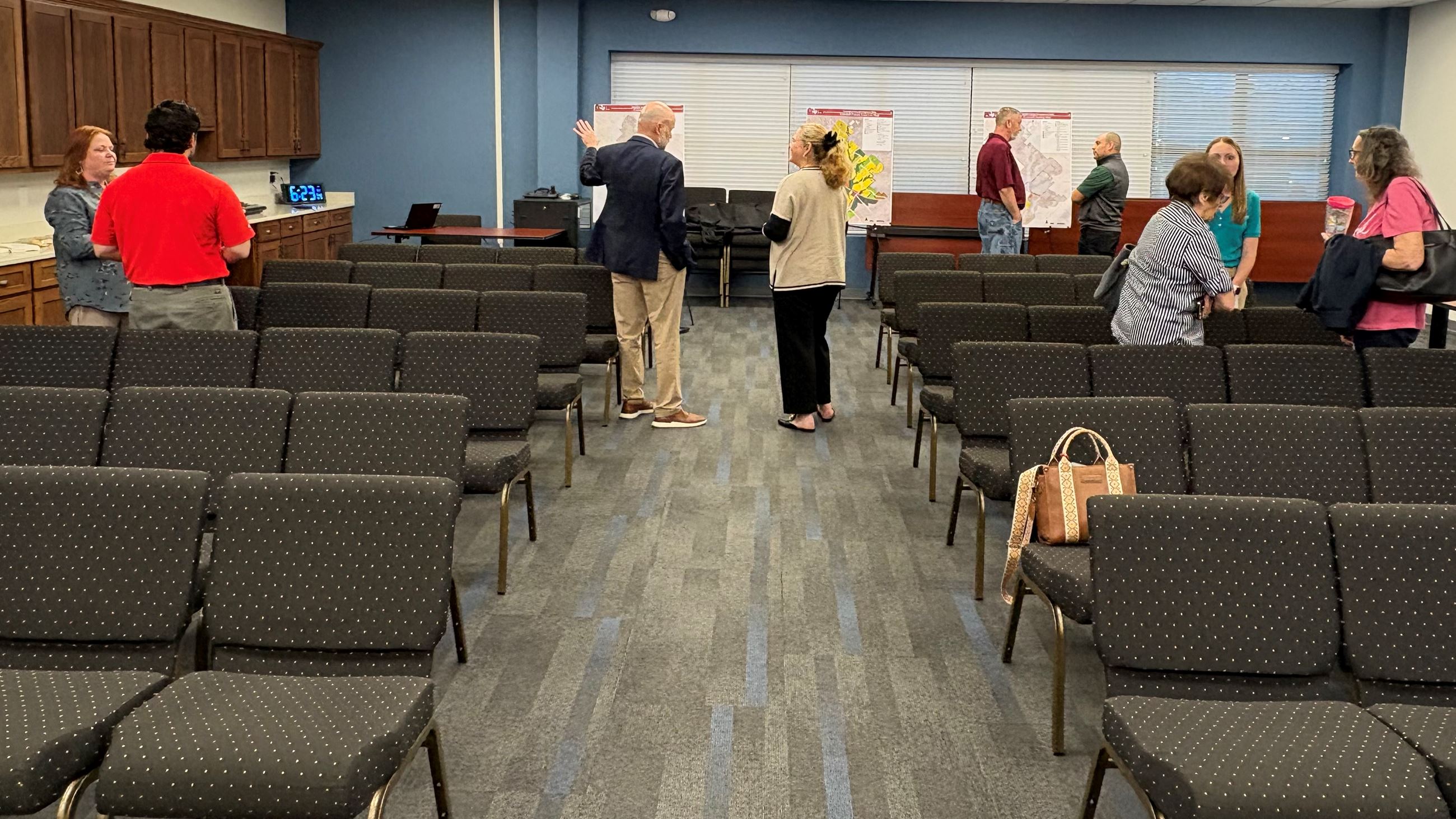 UDC Meeting Picture 8 - People Talking before the UDC Meeting