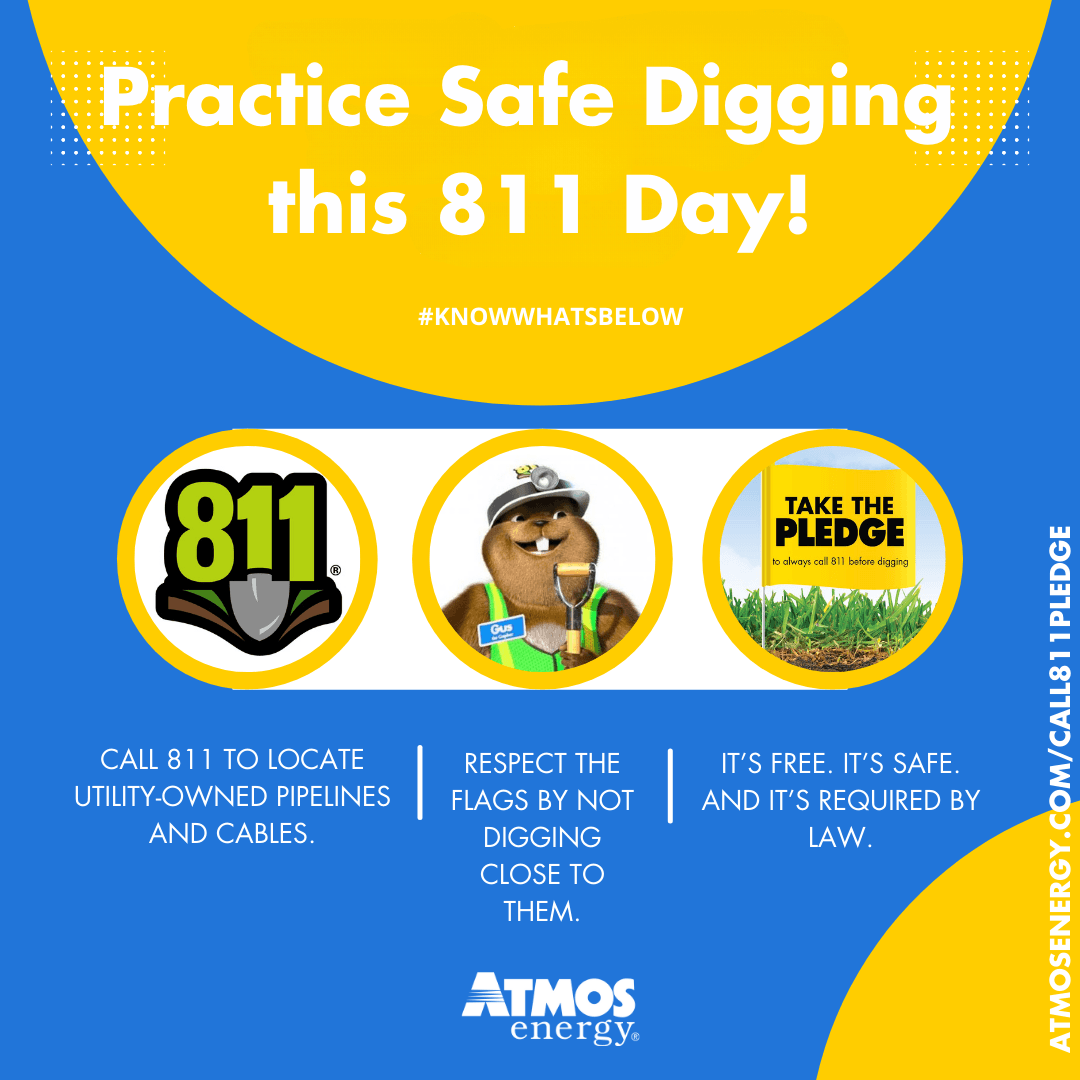 Call 811 to ensure safety when digging near powerlines