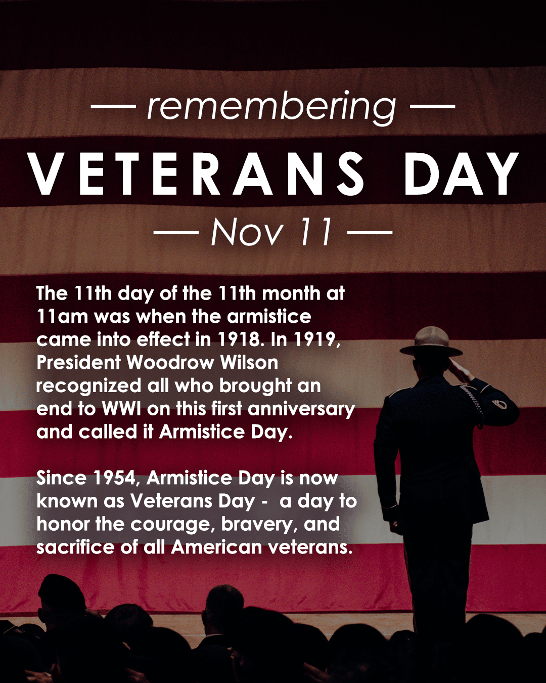 Remembering Veterans Day